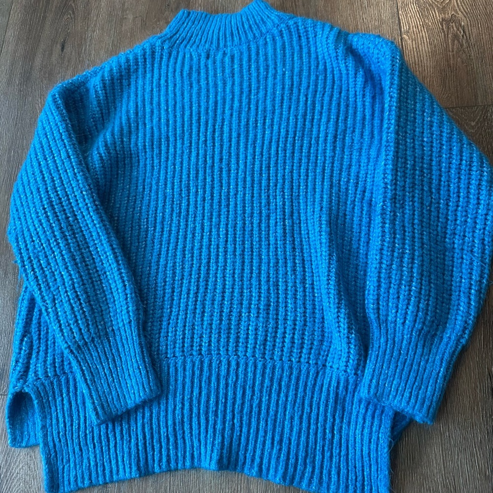 Women's Blue Sweater- Maternity